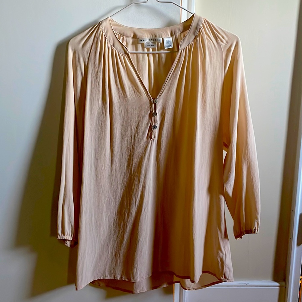 Women’s Max Studio Silk Shirt